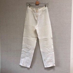 Country Road White Linen Trousers - 6
